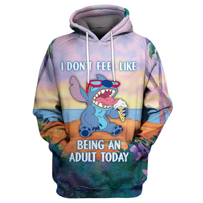 Don't Feel Like Being An Adult Ohana All Over Shirt 0523