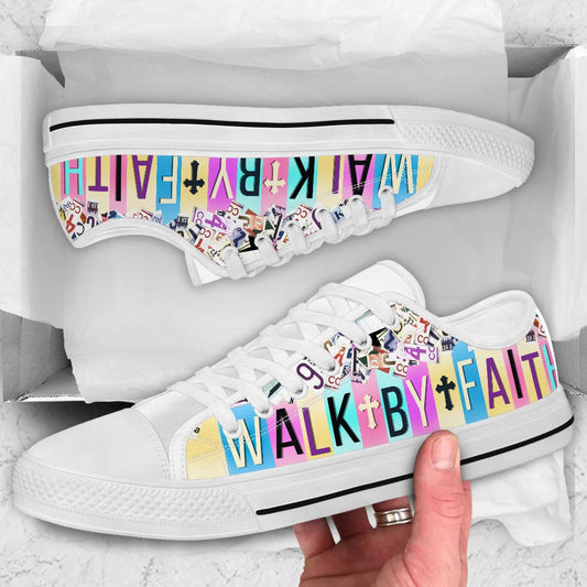 Walk By Faith Christian Low Top Shoes 0622