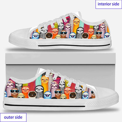 Love Sloths Sloth Low Top Shoes 0622