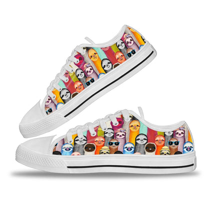 Love Sloths Sloth Low Top Shoes 0622