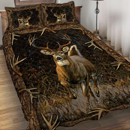 Deer Hunting Hunting Quilt Set 0622