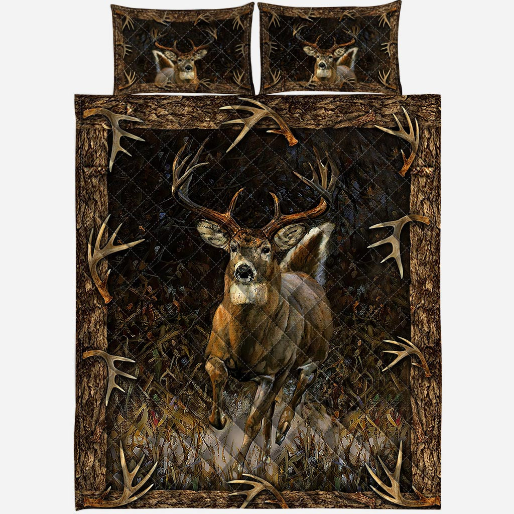 Deer Hunting Hunting Quilt Set 0622