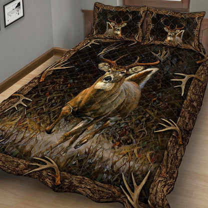 Deer Hunting Hunting Quilt Set 0622