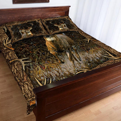 Deer Hunting Hunting Quilt Set 0622