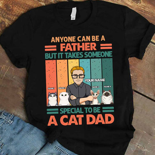 Someone Special To Be A Catdad - Personalized Father's Day T-shirt and Hoodie