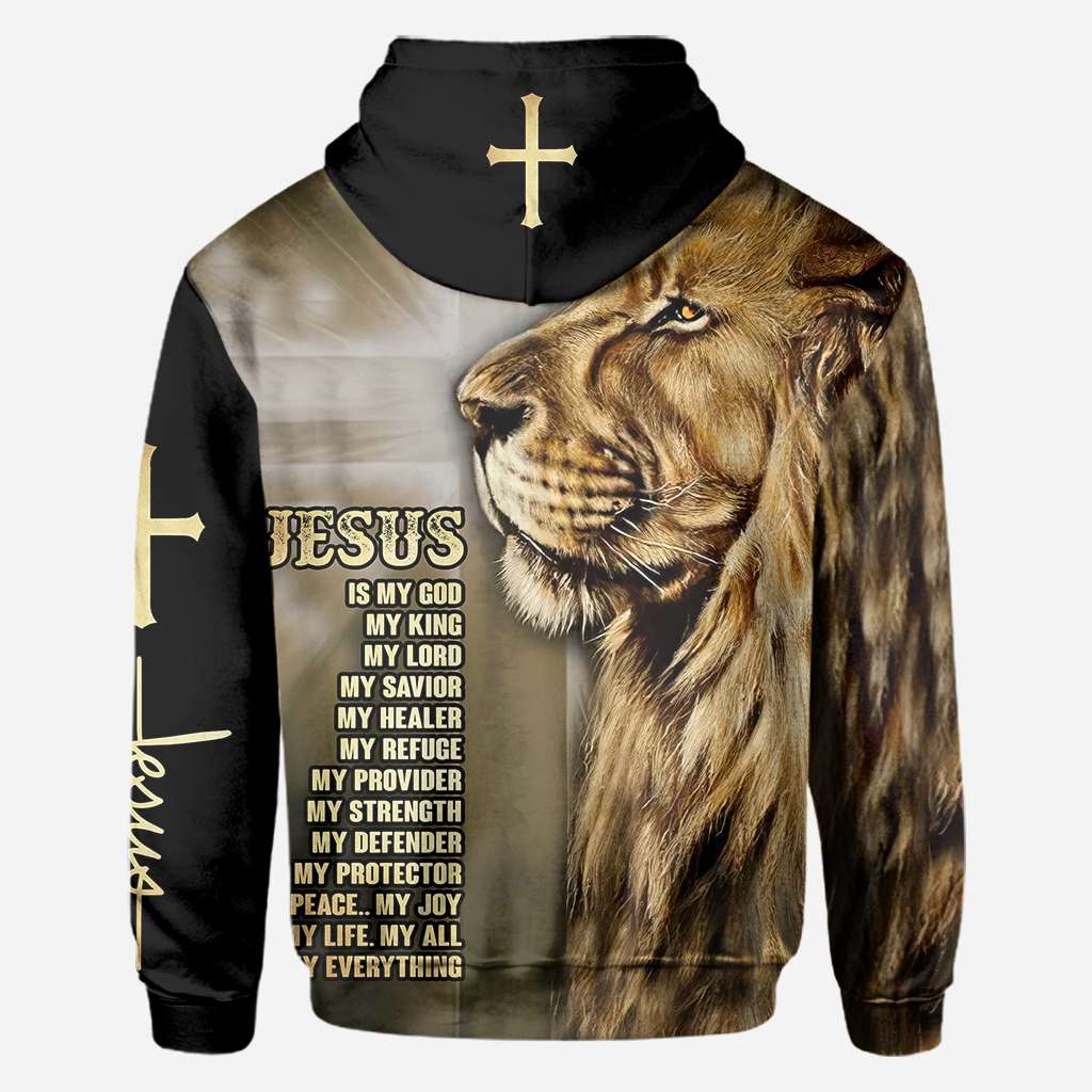 Lion Of Judah Jesus - Christian All Over T-shirt and Hoodie 0921