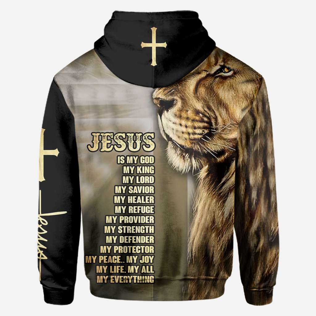 Lion Of Judah Jesus - Christian All Over T-shirt and Hoodie 0921