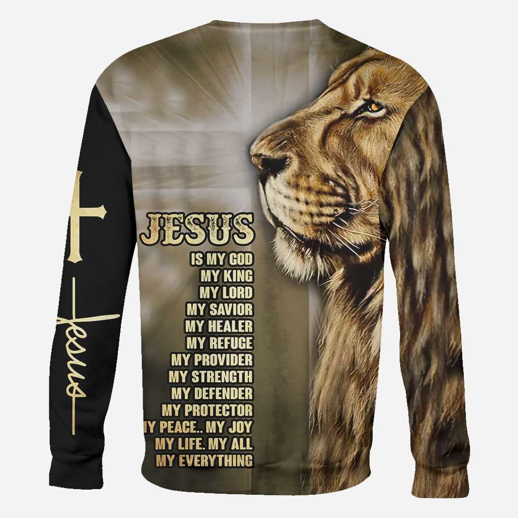 Lion Of Judah Jesus - Christian All Over T-shirt and Hoodie 0921