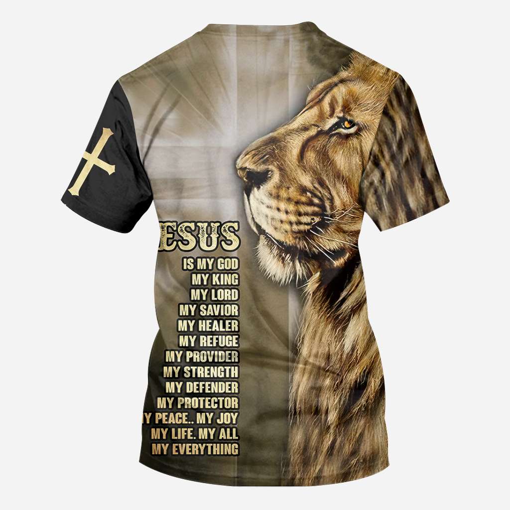 Lion Of Judah Jesus - Christian All Over T-shirt and Hoodie 0921