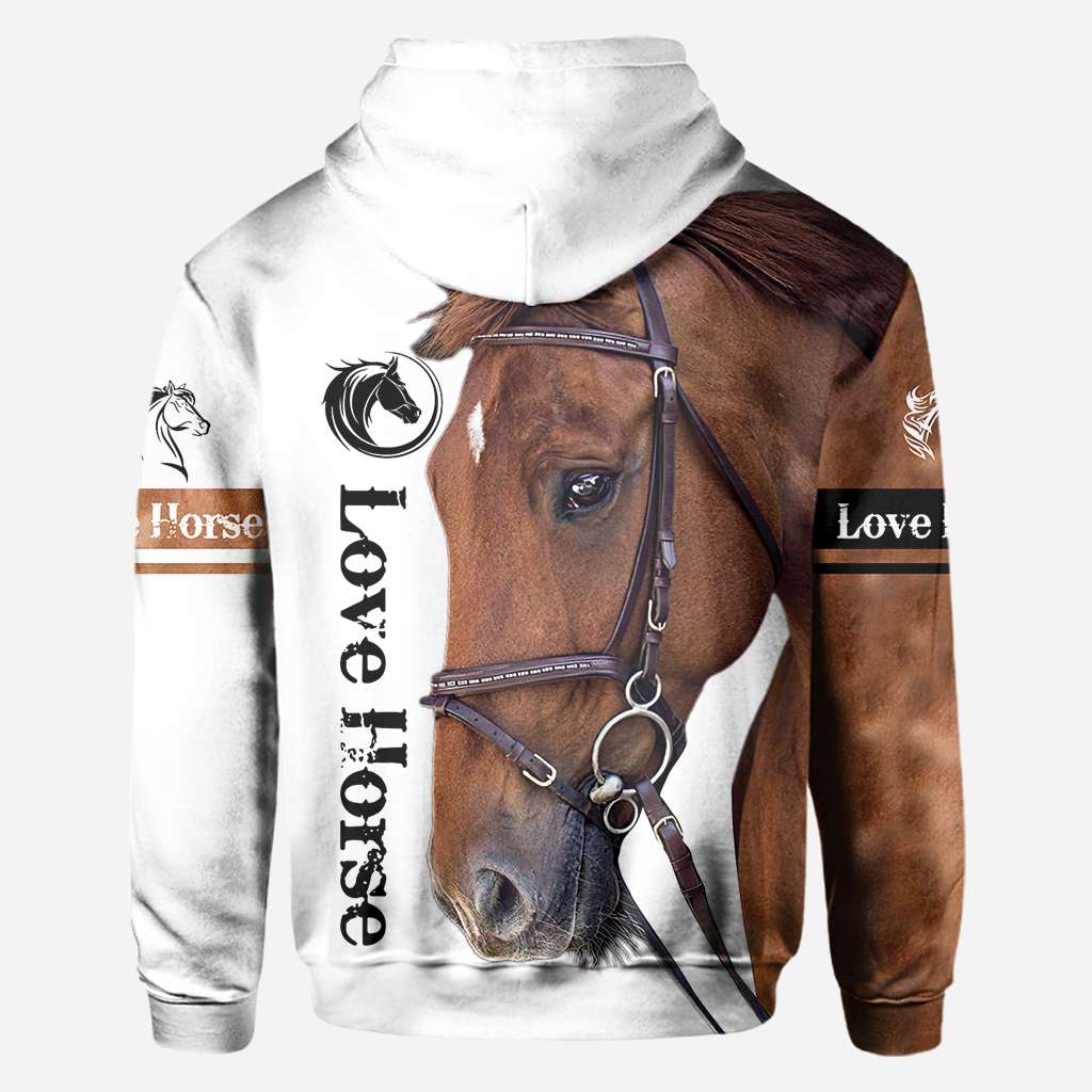 Love Brown Horse - Horse Owner Horse All Over T-shirt and Hoodie 0921