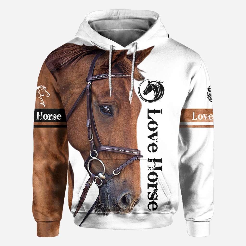 Love Brown Horse - Horse Owner Horse All Over T-shirt and Hoodie 0921