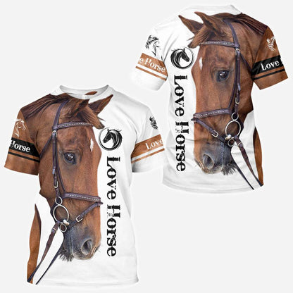 Love Brown Horse - Horse Owner Horse All Over T-shirt and Hoodie 0921