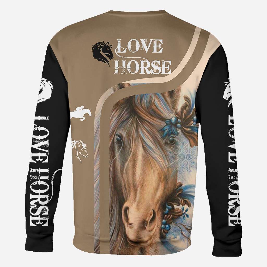 Love Horse - Horse All Over T-shirt and Hoodie 0921