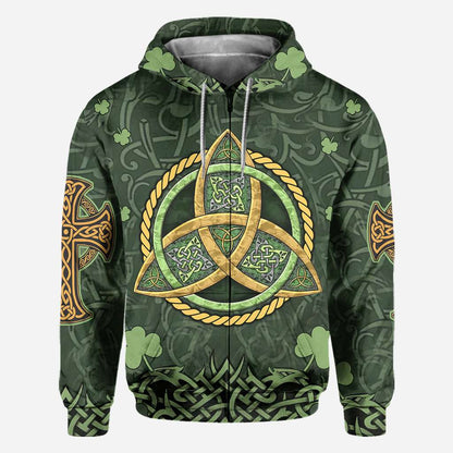 Irish Pride Celtic Knot Saint Patrick Day Parade Celtic Outfit - Irish All Over T-shirt and Hoodie 0921