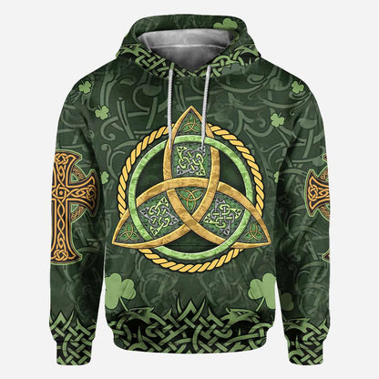 Irish Pride Celtic Knot Saint Patrick Day Parade Celtic Outfit - Irish All Over T-shirt and Hoodie 0921