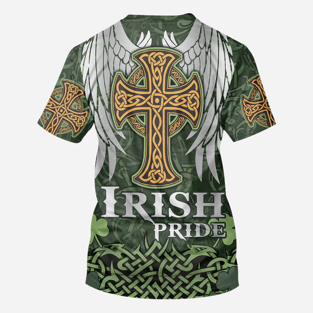 Irish Pride Celtic Knot Saint Patrick Day Parade Celtic Outfit - Irish All Over T-shirt and Hoodie 0921