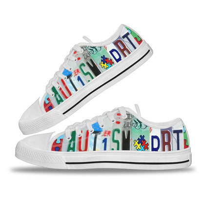 Autism RBT  - Autism Awareness Low Top Shoes 0921