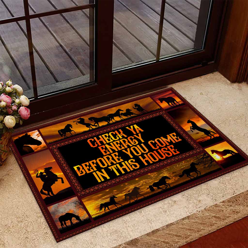 Check Ya Energy - Horse Doormat