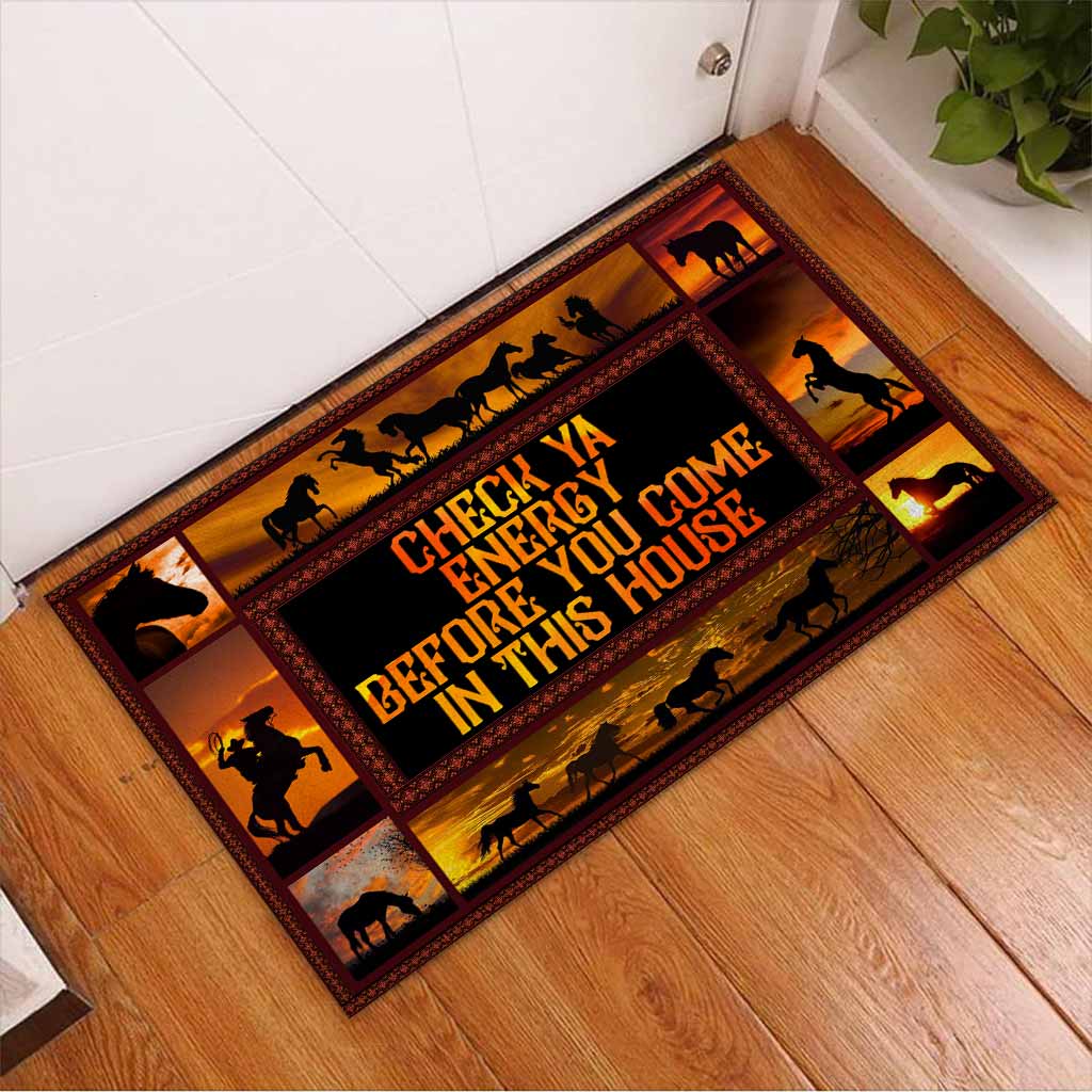 Check Ya Energy - Horse Doormat