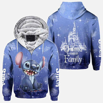 Ohana Means Family - All Over T-shirt and Hoodie 1120