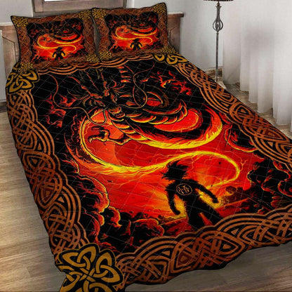 The Dragon - Seven Balls Quilt Set 1122