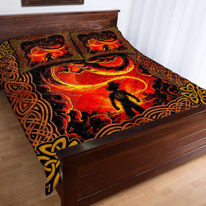 The Dragon - Seven Balls Quilt Set 1122