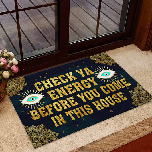 Check Ya Energy Doormat