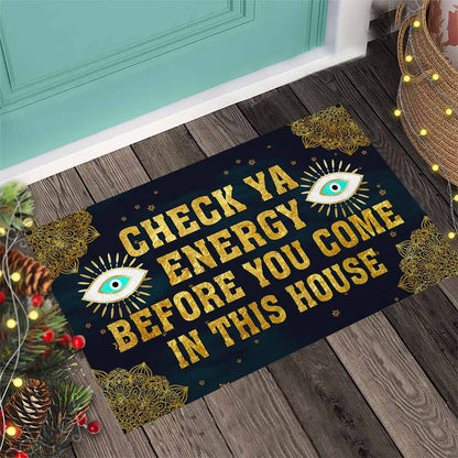 Check Ya Energy Doormat