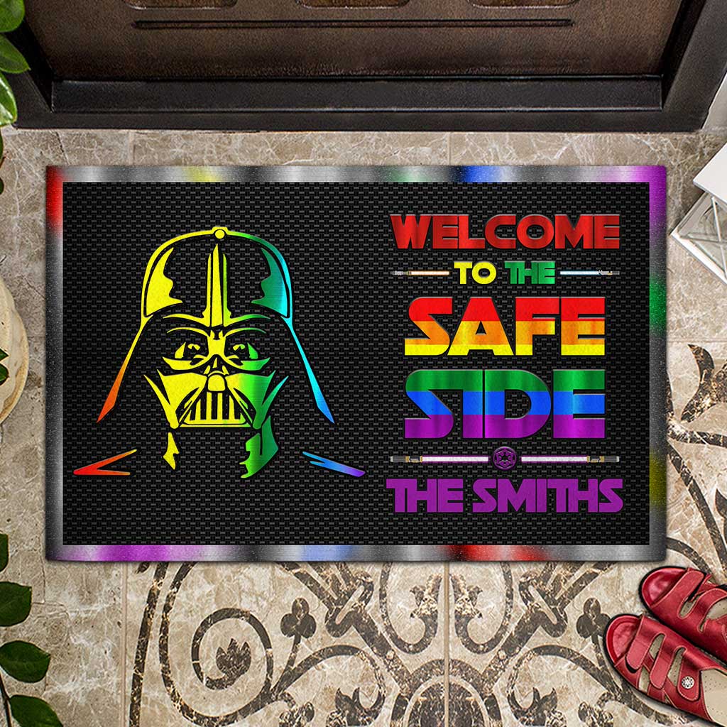 Welcome To The Safe Side - Personalized LGBT Support Doormat