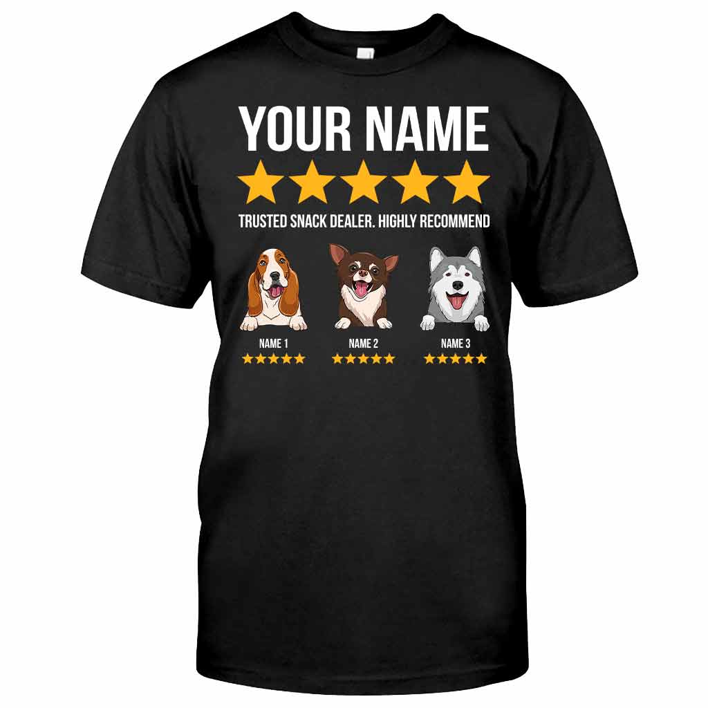 Trusted Snack Dealer - Dog Personalized T-shirt And Hoodie