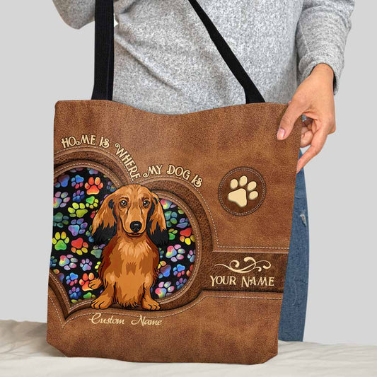 Dog Mom - Personalized Dog Tote Bag