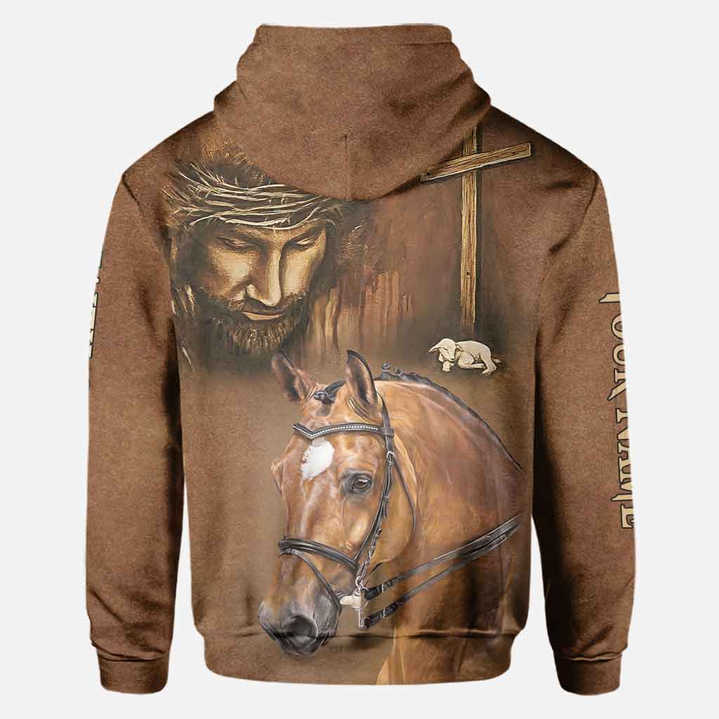 Faith Over Fear - Personalized Horse All Over T-shirt and Hoodie