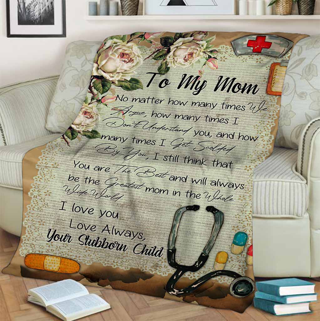 To My Mom - Nurse Blanket