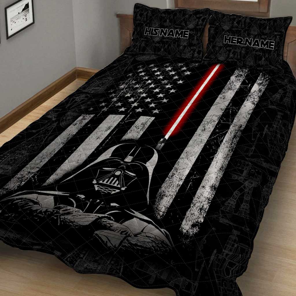 SW Fan - Personalized The Force Quilt Set