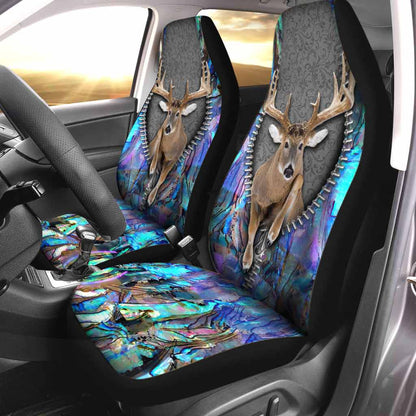 Get In Sit Down - Hunting Seat Covers With 3D Pattern Print