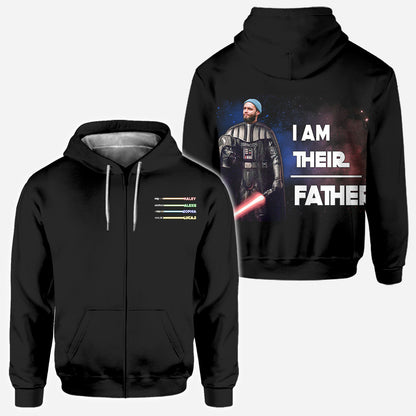 I Am Their Father - Personalized Father's Day Father All Over T-shirt and Hoodie