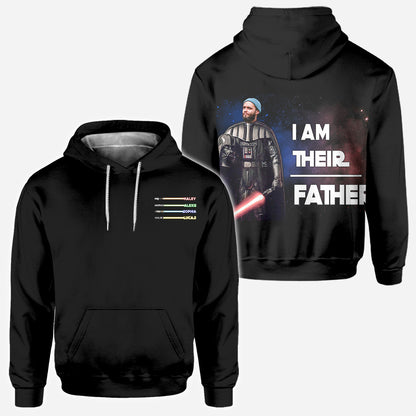 I Am Their Father - Personalized Father's Day Father All Over T-shirt and Hoodie