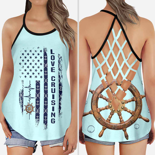 Love Cruising Cross Tank Top