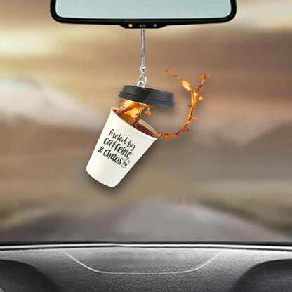 Splash - Coffee Car Ornament (Printed On Both Sides)