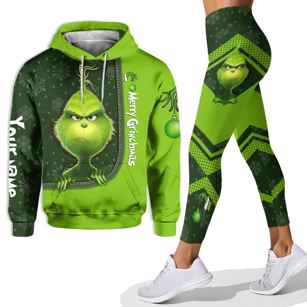 Merry Xmas - Personalized Stole Christmas Hoodie and Leggings