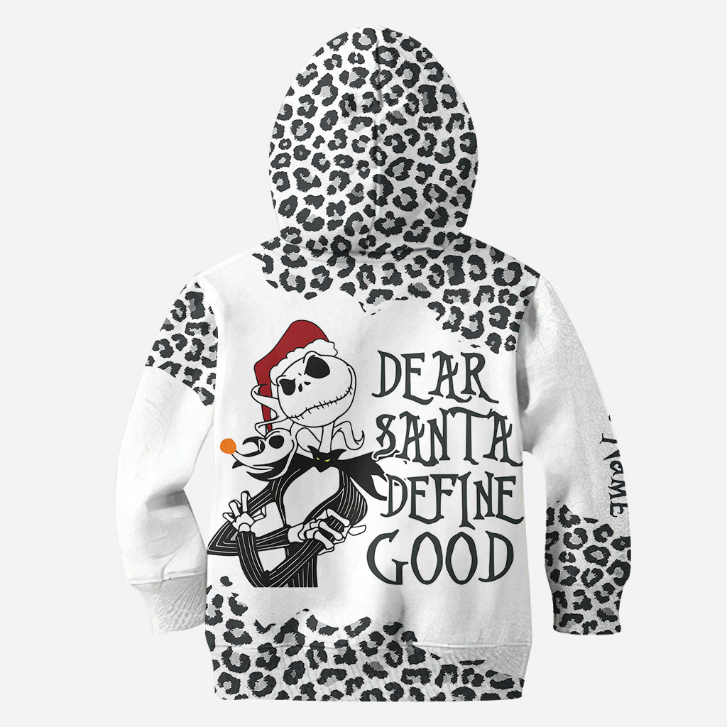 Dear Santa Define Good - Personalized Christmas Nightmare Hoodie and Leggings