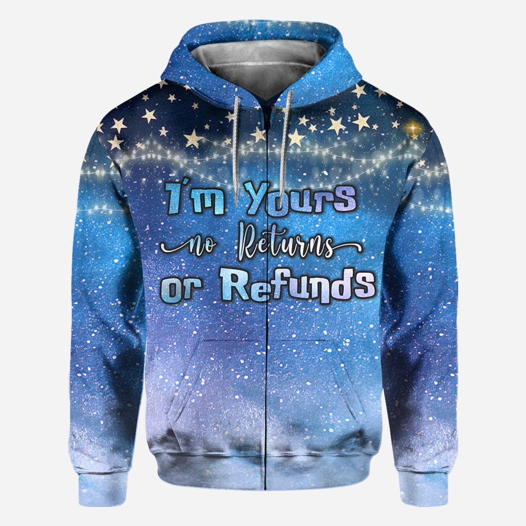 I'm Yours Galaxy Ohana - Personalized Couple Ohana All Over T-shirt and Hoodie