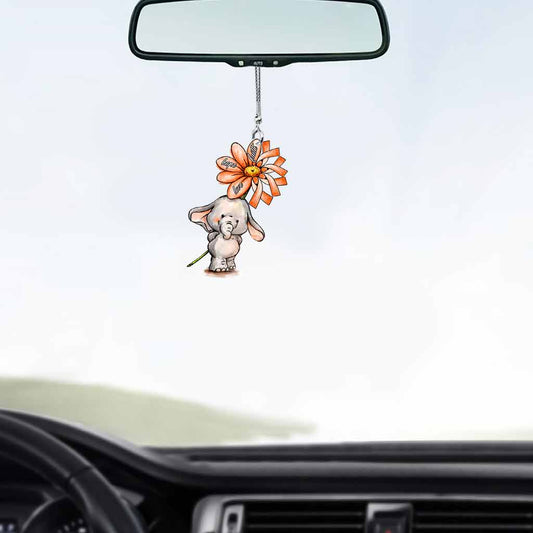 Faith Hope Love - Multiple Sclerosis Awareness Two-Sided Car Ornament