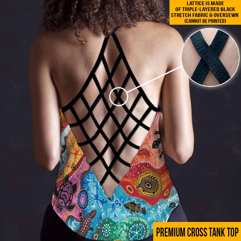 Aboriginal Australian Cross Tank Top