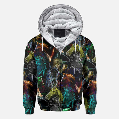 Neon Horse Fan - All Over T-shirt and Hoodie