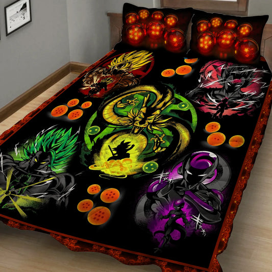 Super Fighter Seven Balls Quilt Set