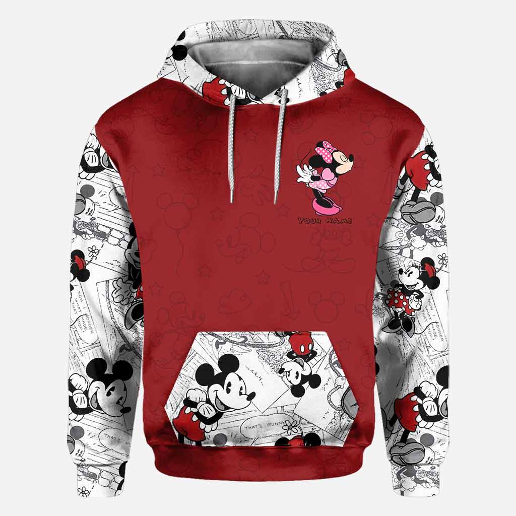 Spoiled vs. Broke Magical Couple - Personalized Mouse All Over T-shirt and Hoodie