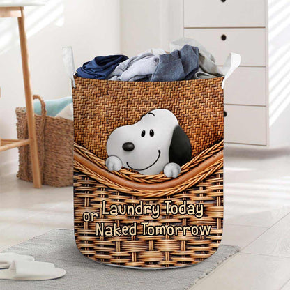 Laundry Today - Laundry Basket With 3D Pattern Print