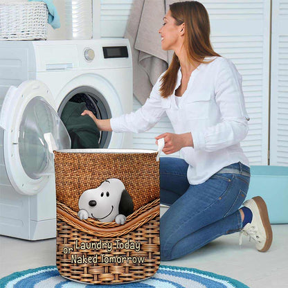 Laundry Today - Laundry Basket With 3D Pattern Print