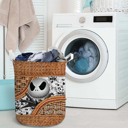 Laundry Today - Nightmare Laundry Basket With 3D Pattern Print